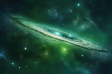 Small part of an infinite star field of space in the Universe.の素材