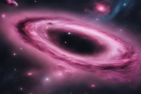 Small part of an infinite star field of space in the Universe.の素材