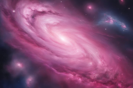Small part of an infinite star field of space in the Universe.の素材