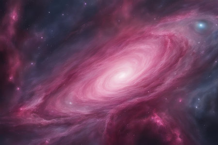 Star field in space a nebulae and a gas congestion.の素材