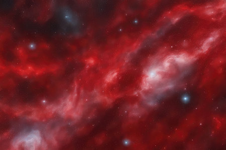 Star field in space a nebulae and a gas congestion.の素材