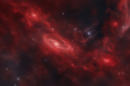 Small part of an infinite star field of space in the Universe.の素材