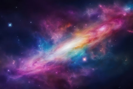 Nebula and galaxies in space. Elements of this image furnished by NASAの素材