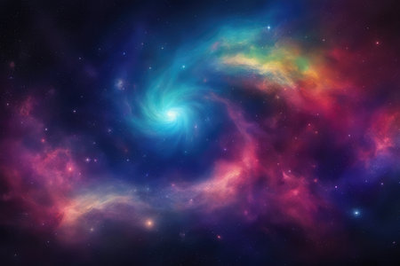 Small part of an infinite star field of space in the Universe.の素材