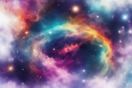 Planets and galaxy, science fiction wallpaper. Beauty in the universe.の素材