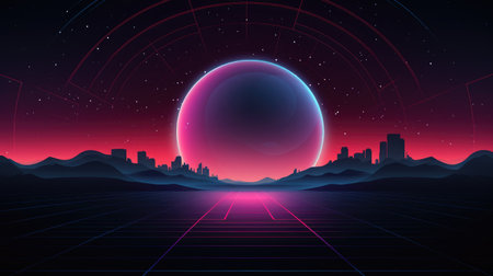 This wallpaper is perfect for your designs related to technology, news, and music.の素材