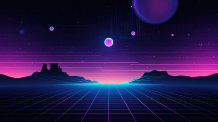 This wallpaper is perfect for your designs related to technology, news, and music.の素材