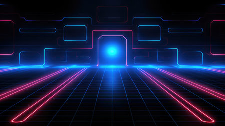This wallpaper is perfect for your designs related to technology, news, and music.の素材
