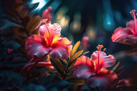 Beautiful flower images, perfect for making posters to decorate the walls of your home.の素材