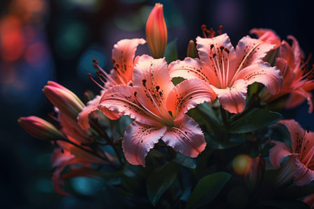 Beautiful flower images, perfect for making posters to decorate the walls of your home.の素材