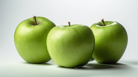 Fresh green apple for your artworkの素材