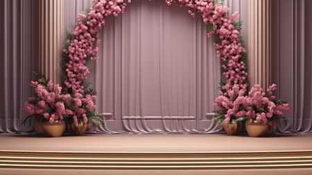 Very suitable for wedding and Valentine's background design materials with your creative ideas.の素材
