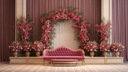 Very suitable for wedding and Valentine's background design materials with your creative ideas.の素材