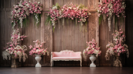 Very suitable for wedding and Valentine's background design materials with your creative ideas.の素材