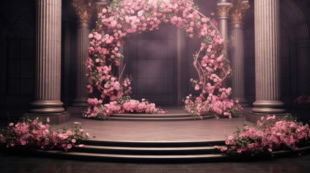 Very suitable for wedding and Valentine's background design materials with your creative ideas.の素材
