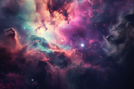 colorfull galaxy background, realistic, detail --ar 3:2 --v 6 Job ID: d28569cf-da9d-4f7f-919d-b8daeeb219adの素材