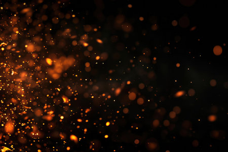 Fuel your creative projects with this vibrant image of flames on a bold black background, adding intensity to your designs.の素材