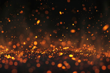 Fuel your creative projects with this vibrant image of flames on a bold black background, adding intensity to your designs.の素材