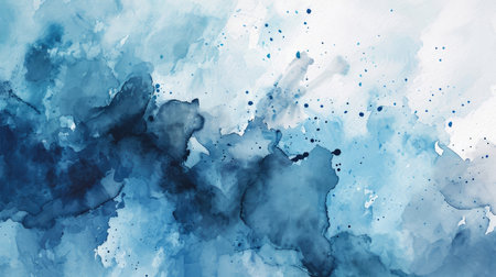 Blue and white watercolor background, copy space --ar 16:9 --v 6 Job ID: 397e9cc2-a036-4a1b-8907-b6778e9f7b35の素材
