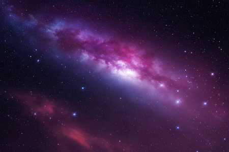 A mesmerizingly colorful galaxy, perfect for your designs related to astronomy.の素材