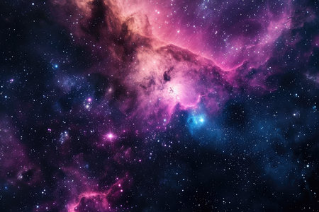 A mesmerizingly colorful galaxy, perfect for your designs related to astronomy.の素材