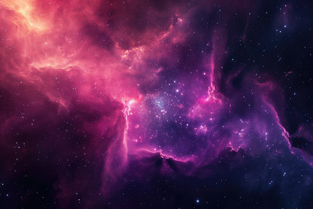 A mesmerizingly colorful galaxy, perfect for your designs related to astronomy.の素材