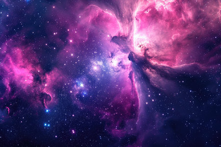 A mesmerizingly colorful galaxy, perfect for your designs related to astronomy.の素材