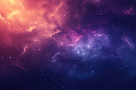 A mesmerizingly colorful galaxy, perfect for your designs related to astronomy.の素材