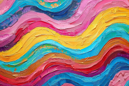 The design picture of Abstract waves of color and energy is perfect for your creative designs.の素材