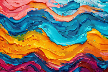 The design picture of Abstract waves of color and energy is perfect for your creative designs.の素材