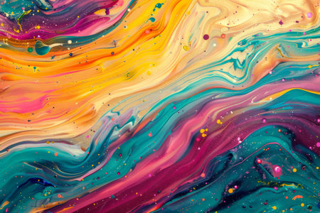 The design picture of Abstract waves of color and energy is perfect for your creative designs.の素材