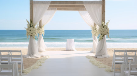 This picture is very suitable for wedding backgrounds for your creative projects with a white color ambiance.の素材