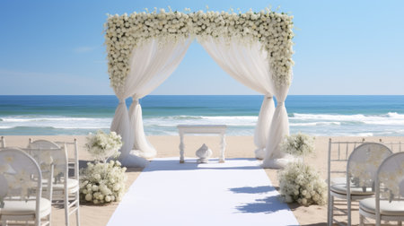 This picture is very suitable for wedding backgrounds for your creative projects with a white color ambiance.の素材