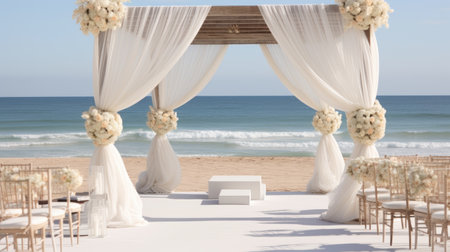 This picture is very suitable for wedding backgrounds for your creative projects with a white color ambiance.の素材