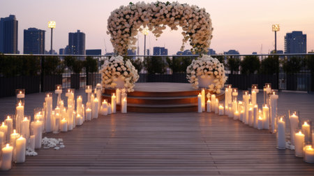 This picture is very suitable for wedding backgrounds for your creative projects with a white color ambiance.の素材