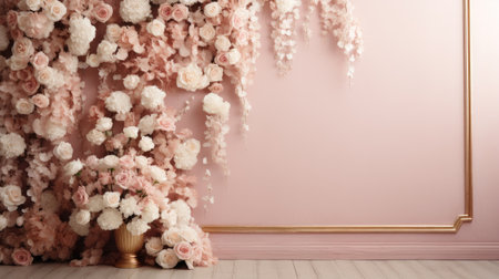 This picture is very suitable for wedding backgrounds for your creative projects.の素材