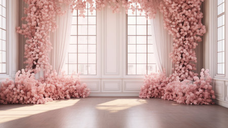 This picture is very suitable for wedding backgrounds for your creative projects.の素材