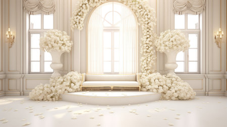 This picture is very suitable for wedding backgrounds for your creative projects.の素材