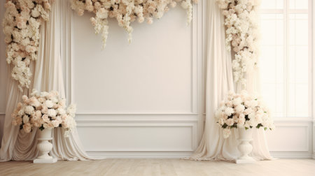 This picture is very suitable for wedding backgrounds for your creative projects.の素材