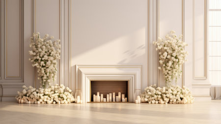 This picture is very suitable for wedding backgrounds for your creative projects.の素材