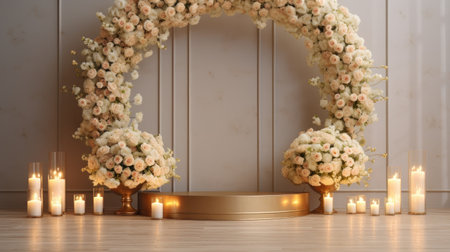 This picture is very suitable for wedding backgrounds for your creative projects.の素材