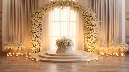 This picture is very suitable for wedding backgrounds for your creative projects.の素材