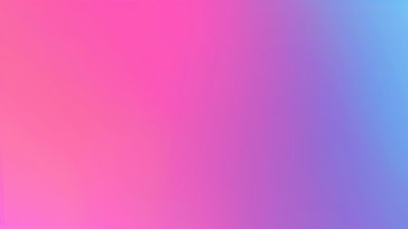 A digitally generated, abstract background featuring a smooth gradient transition from vibrant pink to soft blue hues.の素材