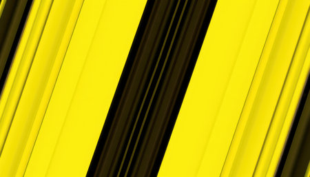 An abstract image featuring diagonal stripes in contrasting yellow and black creating a dynamic visual effect.の素材