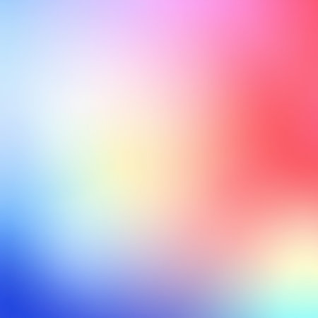 A soft, pastel rainbow gradient forms a smooth and visually appealing background.の素材
