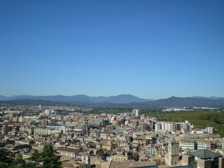 Girona cityscapeのeditorial素材