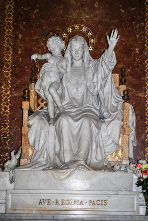 basilica Santa Maria maggiore - Rome - insideのeditorial素材