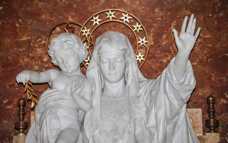 basilica Santa Maria maggiore - Rome - insideのeditorial素材