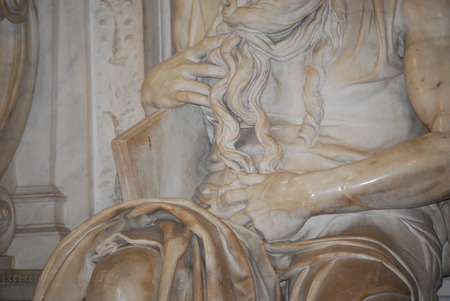 Statue of Moses, Michelangelo, San Pietro in Vincoli, Rome, Italyのeditorial素材