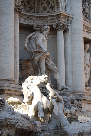 Rome, Italy  Trevi Fountain の写真素材